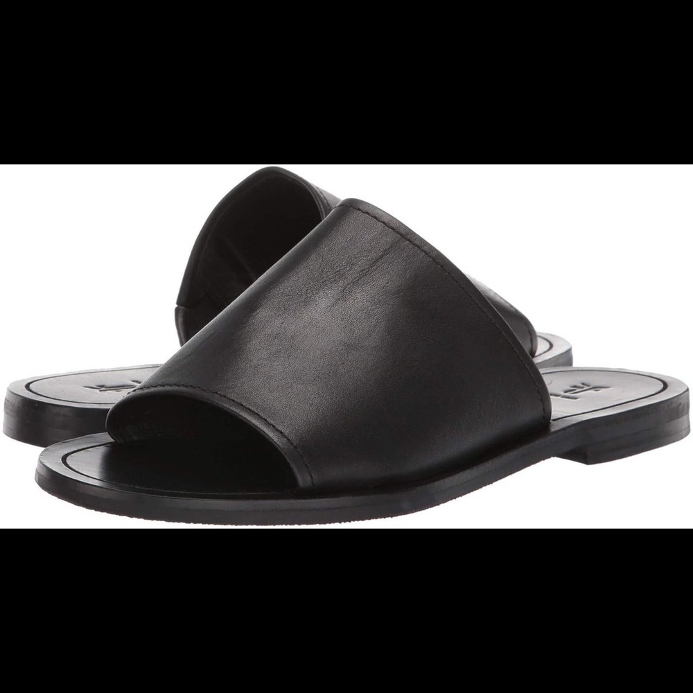 ISO Black Robin Slides Sz 9
